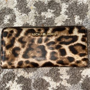 MK cheetah wallet